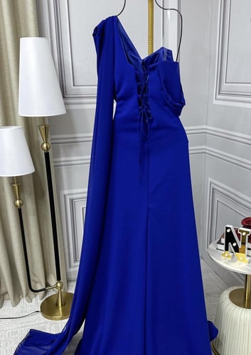 فستان سهره كريب وشيفون