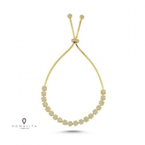 اسورة أنيقة باللون الذهبي (B332) .