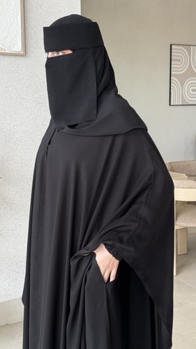 عباية متصله بخمار