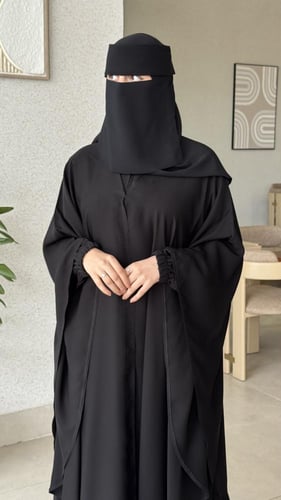 عباية متصله بخمار