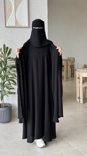 عباية متصله بخمار