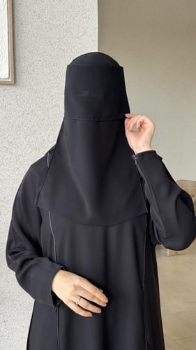 نقاب الغشوه مطاطين طويل