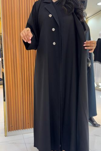 عباية منيره - اسود