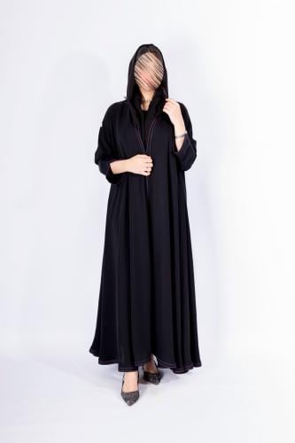 عباية امنيه برم دبل كلوش قماش كريب إندونيسي | موڤ