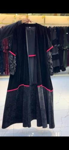 عباية جنن قماش مخمل تدخيلات شمواه تركي اكمام فتحة...