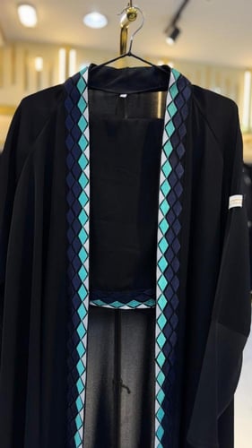 عباية مشاعل قماش إنترنت قصه كلوش كم استريتش | تركو...