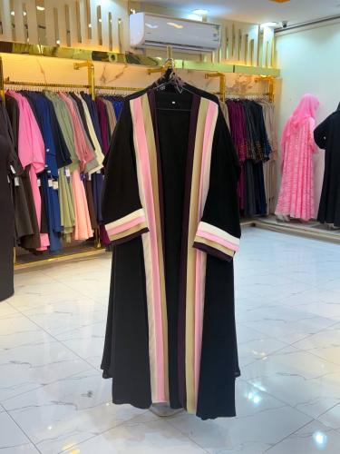 عباية هنود قماش كريب ملكي