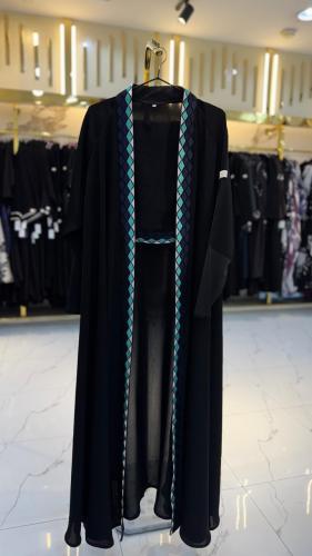 عباية مشاعل قماش إنترنت قصه كلوش كم استريتش | تركو...