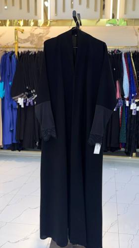 عباية سمر ا قماش كريب ملكي