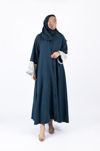 عباية ليسا دابل كلوش قماش سيراميك | بنرولي