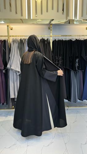 عباية ياسمين كريب الاناقه تدخيلات الجمال الحقيقي