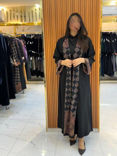 عباية هنوف دبل فيس بلاك بيري مع كشميري