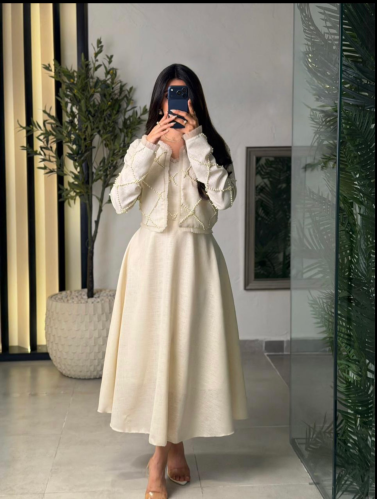 فستان قطعتين راقي