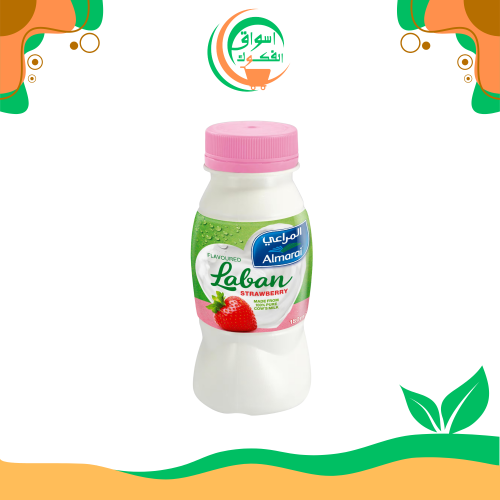 لبن المراعي بنكهة الفراولة 180 مل almarai laban