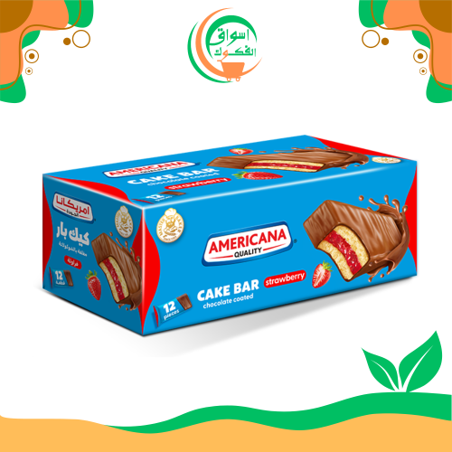 قطع كيك ساندويتش أمريكانا بنكهة الفراولة، 35 غرام...