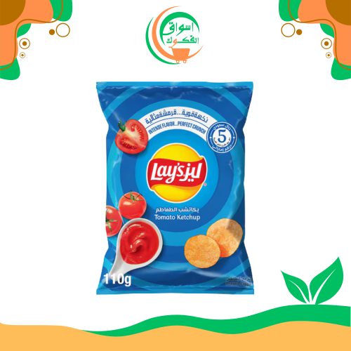 بطاطس ليز كاتشب الطماطم 110 جرام Lays