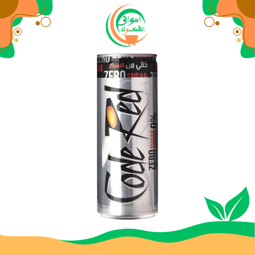 مشروب الطاقة كود ريد زيرو شوجر 250 مل