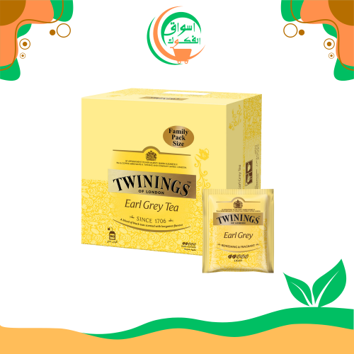 توينينجز إيرل جراي شاي أسود 50 كيس شاي TWININGS