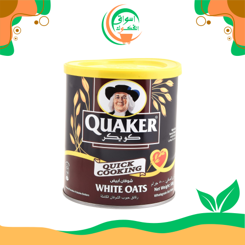 شوفان كويكر ابيض ، 500 غم quaker