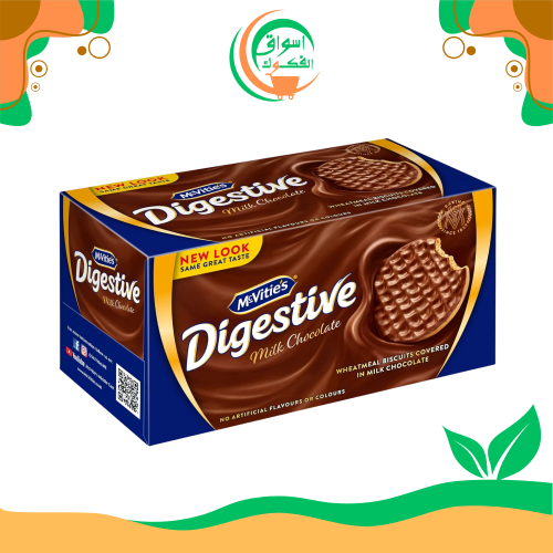 بسكويت دايجستف بحليب الشوكولا من ماكفيتي، وزن 200...