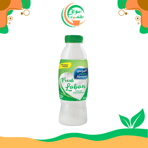 لبن المراعي الطازج 360 مل almarai laban