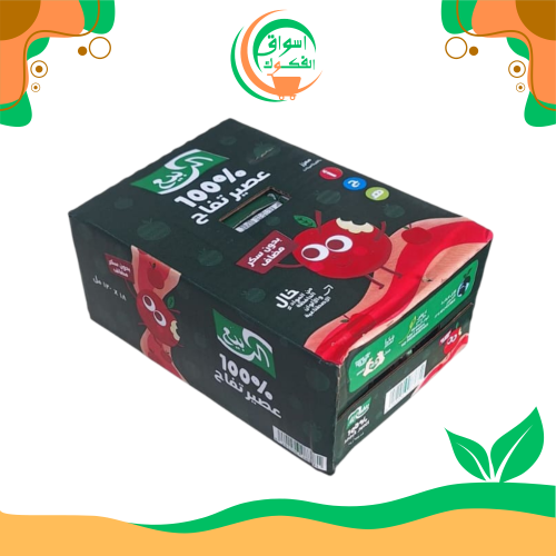 عصير تفاح الربيع خالي من السكر 18*120 مل