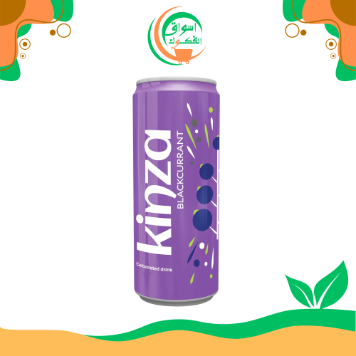 مشروب كينزا الغازي بنكهة الكشمش الأسود 250 مل