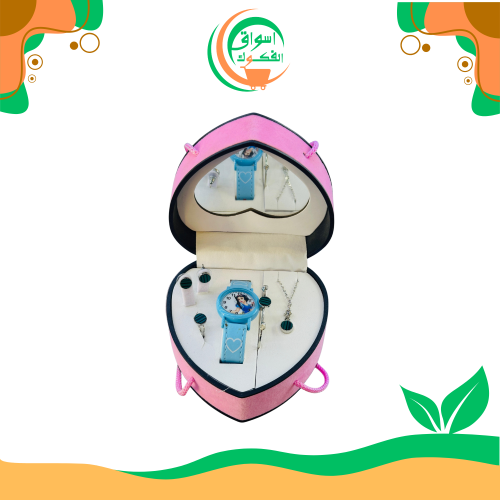 طقم ساعات علبة قلب
