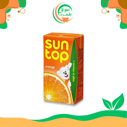 عصير برتقال سن توب 125 مل sun top orange