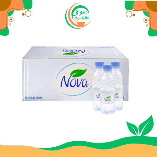 مياه نوفا 330مل ×40عبو Nova water
