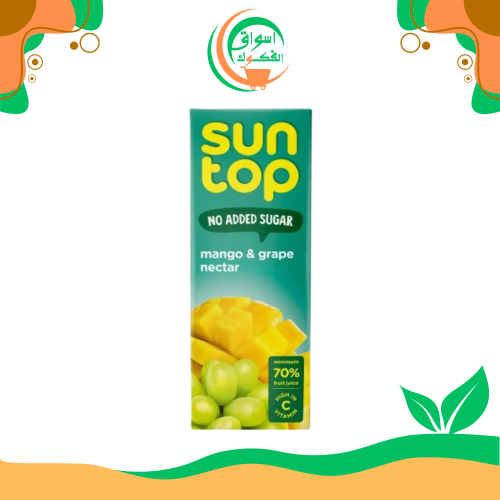 نكتار المانجو والعنب من سن توب 180 مل sun top