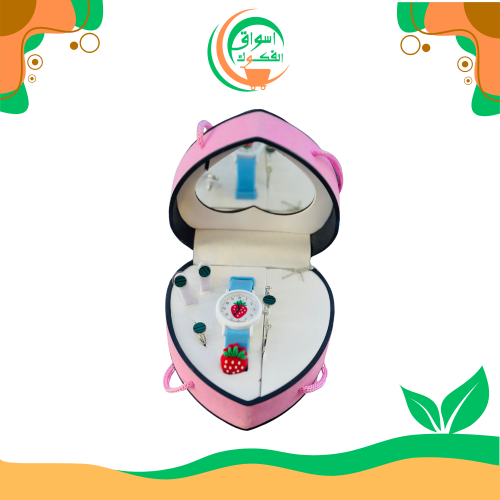 طقم ساعات علبة قلب