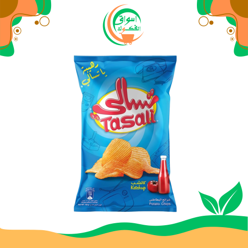 تسالي وجبات خفيفة بنكهة الكاتشب، 90 غرام tasali