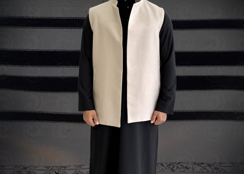 سديري جوخ اسود - بيج