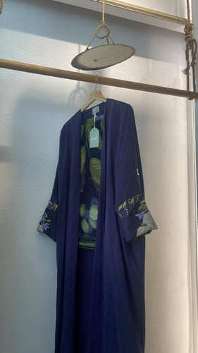 عباية كوبرو طرحة مشجرة - باذنجاني ليلي