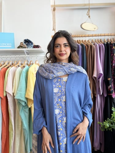 طقم رمضاني بليند - ازرق