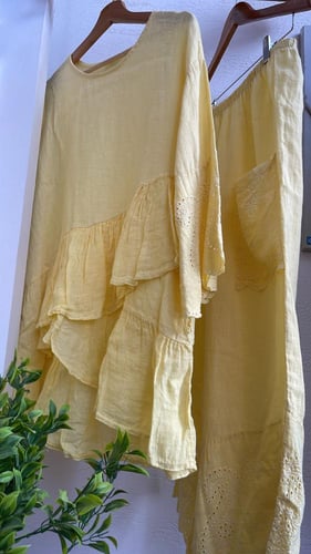 أطقم لينن بجيوب - Blue Closet