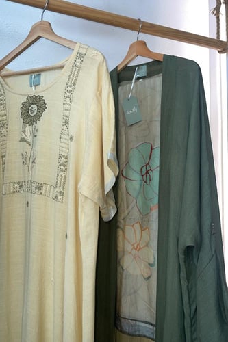 طقم رمضاني بليند - زيتوني وبيج