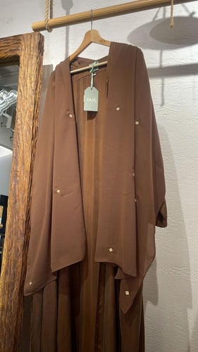 عباية كوبرو طرحة مطرزة معينات - جملي