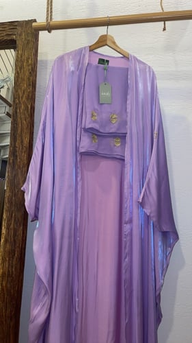 عباية شايني اطرحة تطريز هندسي تراثي