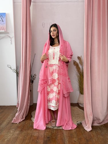 طقم عباية وثوب كوبرو - فوشي