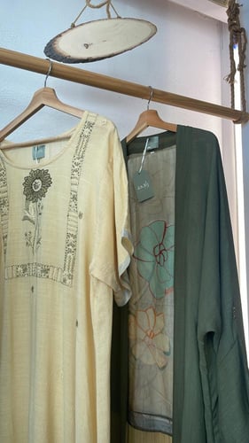 طقم رمضاني بليند - زيتوني وبيج