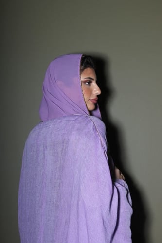 عباية بشت كتان - موف