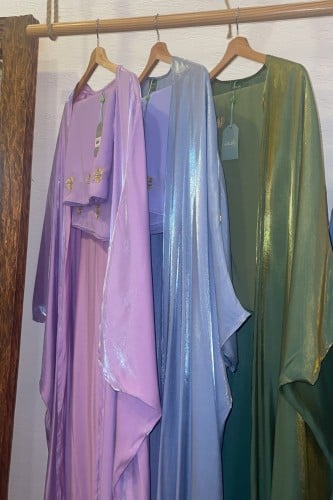 عباية شايني اطرحة تطريز هندسي تراثي