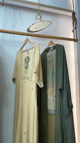 طقم رمضاني بليند - زيتوني وبيج