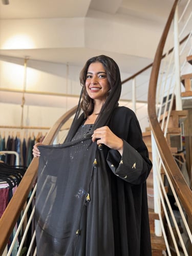 طقم رمضاني طيور - اسود