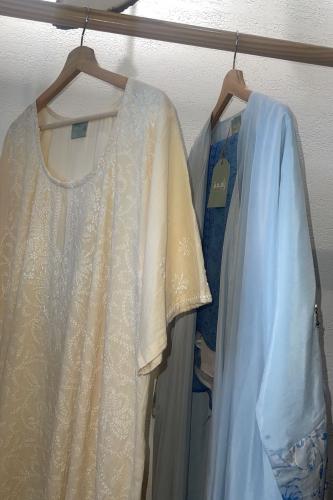 طقم ثوب وعباية - ازرق فاتح