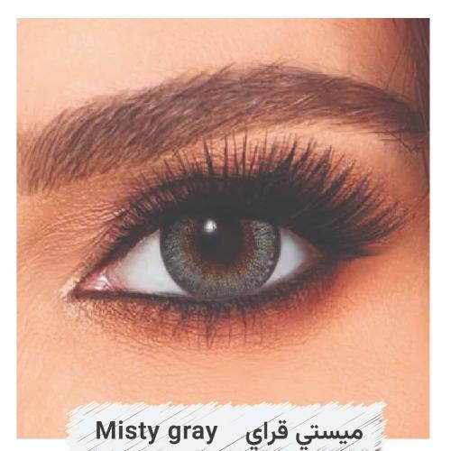 عدسات فريش لوك كولور الشهرية - ميستي قراي Misty gr...
