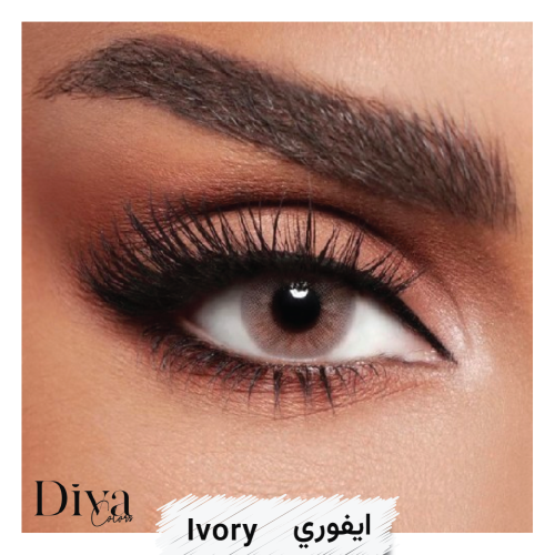 عدسات ديفا الشهرية - ايفوري Ivory