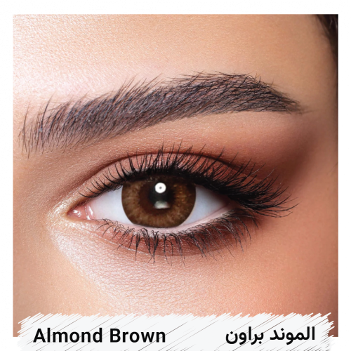عدسات بيلا اليومية - الموند براون Almond Brown